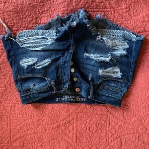 American Eagle Vintage Hi-rise Festival Short